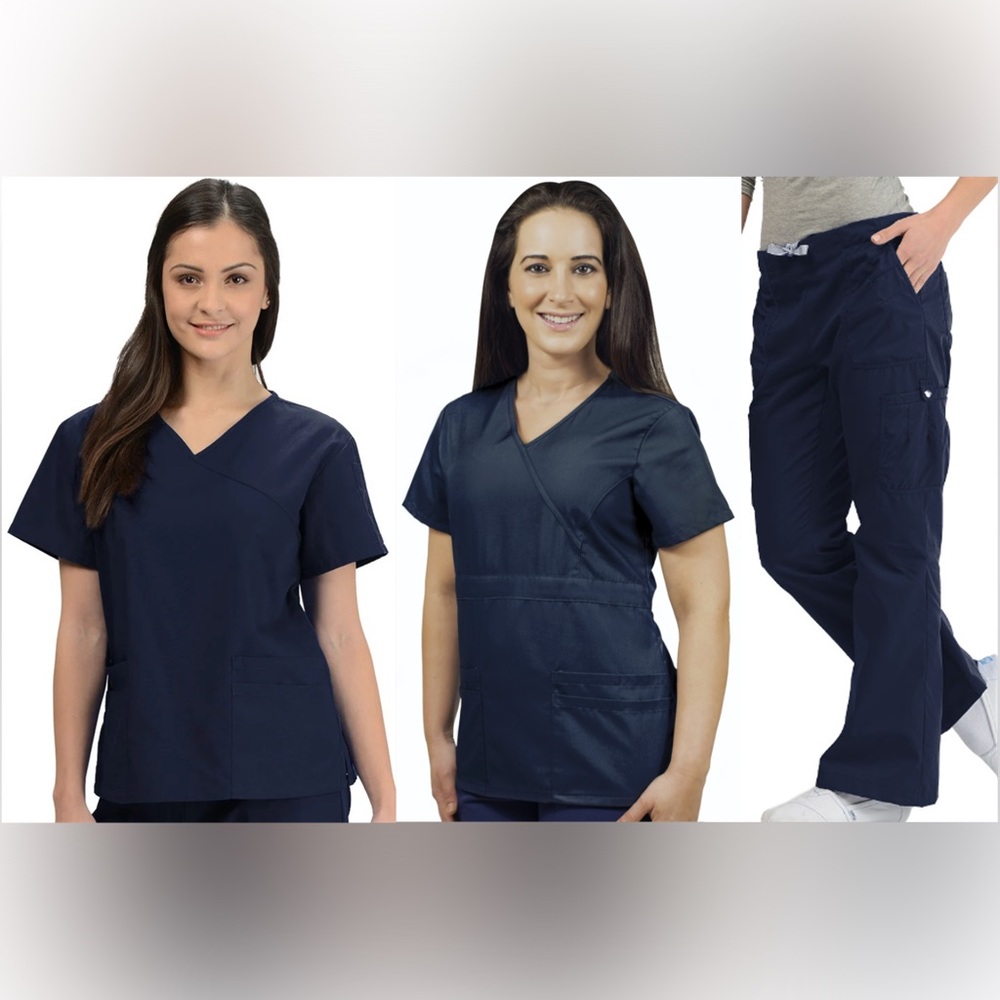 KLIK FITS Scrub Set (2 Tops, 1 Pants)